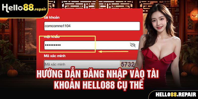 Hướng dẫn đăng nhập vào tài khoản Hello88 cụ thể