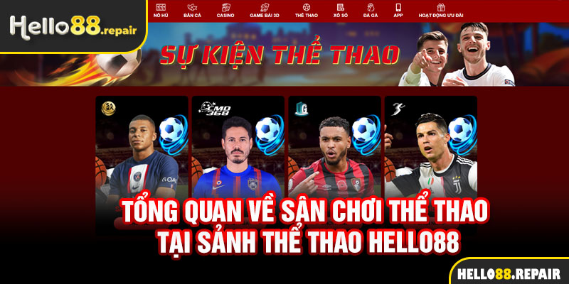 Tổng quan về sân chơi thể thao tại sảnh thể thao Hello88